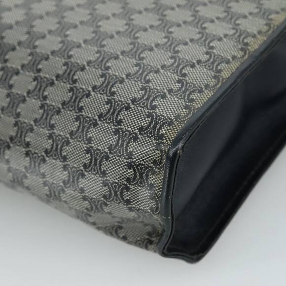 CELINE Macadam Canvas Shoulder Bag Coated Canvas Navy - Picture 15 of 16